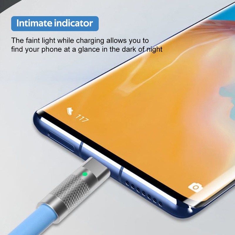 Dây Cáp Sạc USB Type-C 120W 6A 1.2M Cho Huawei Oppo Iphone