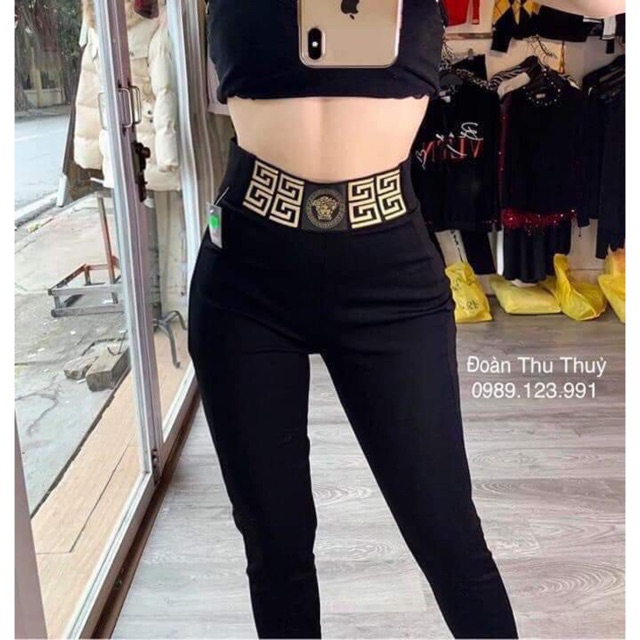 Quần Legging Cạp Ve Sac Chất Umi [ Cao Cấp