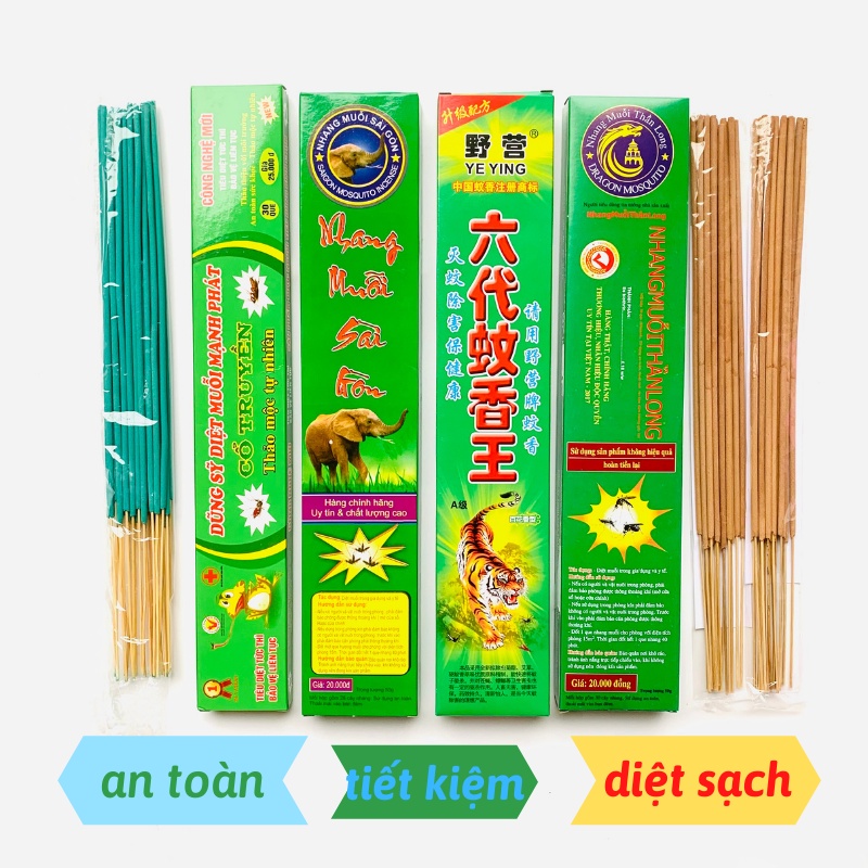 Hương Diệt Muỗi -  Nhang Diệt Muỗi, Đuổi Côn Trùng Hiệu Quả Cao