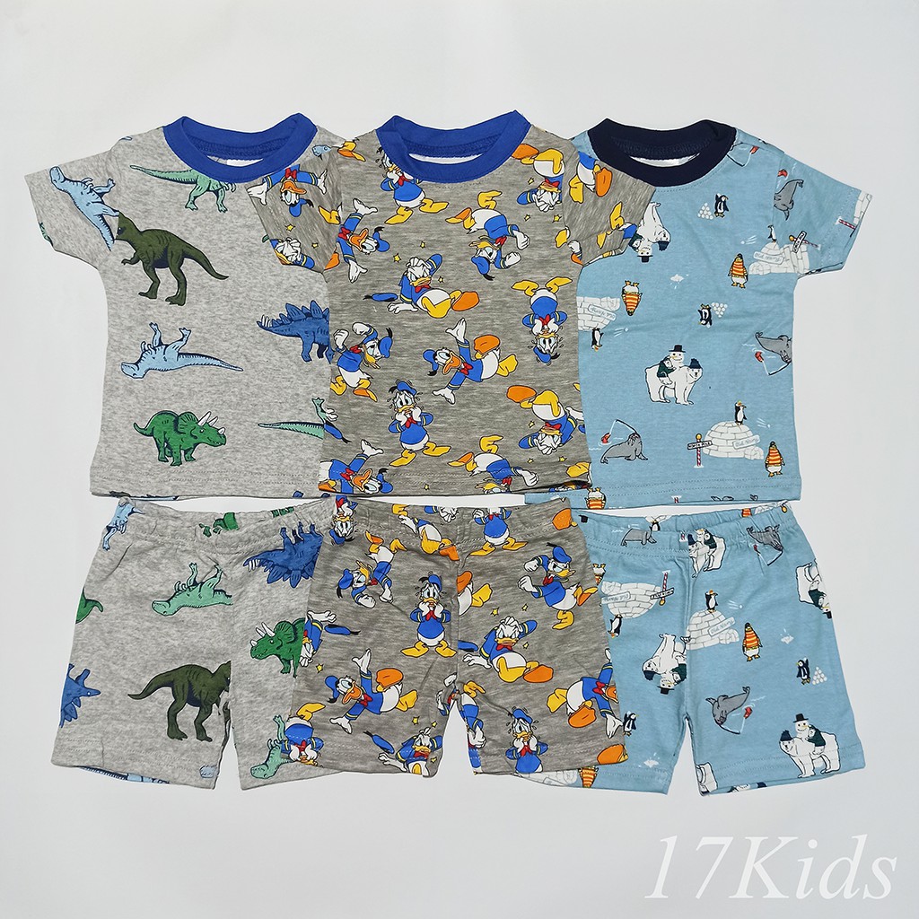 Đồ Bộ Cho Bé, Bộ Cộc Tay Cho Bé Trai Bé Gái Chất Cotton Cực Mát Nhiều Họa Tiết Đáng Yêu KIDS21002