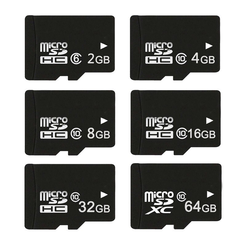 Thẻ nhớ MicroSD Class 10 Tốc độ cao (Đen) 2GB/4GB/8GB/16GB/32GB/64GB tặng kèm đầu đọc thẻ