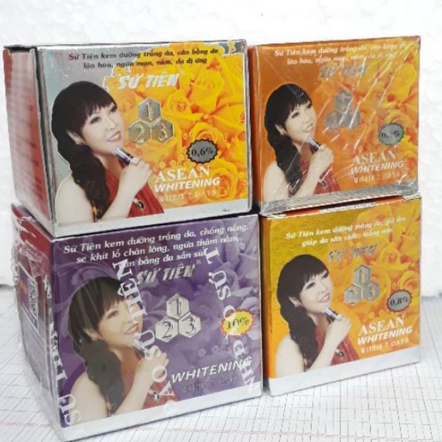 Kem dưỡng trắng da 7 ngày ngừa mụn Sứ Tiên
