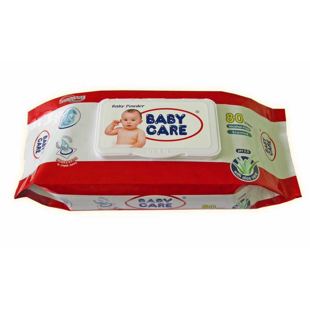 Khăn Ướt Baby Chiết Xuất Lô Hội Và Vitamin E (100 tờ/ gói)