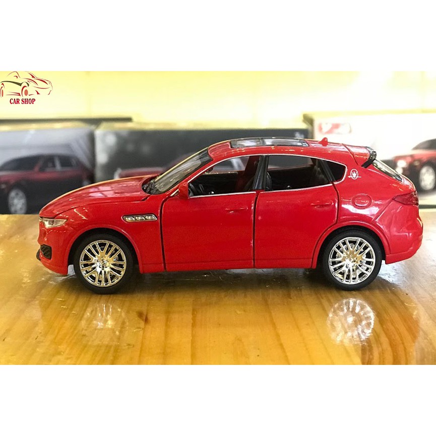 Mô hình xe ô tô Maserati Levante tỉ lệ 1:32 màu đỏ