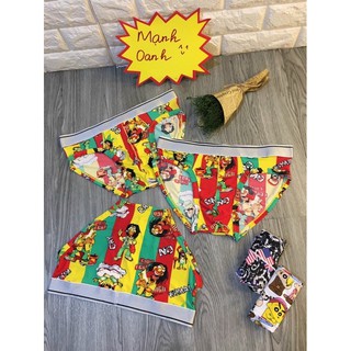 Quần Sịp Tam Giác - Quần Lót Hình Chất Lạnh ,Bo Viền