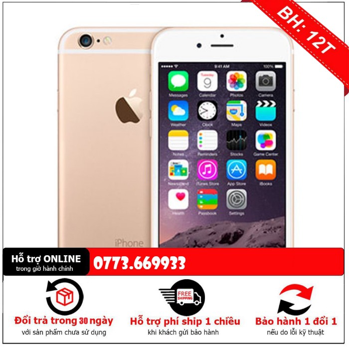 điện thoại iphone 6 plus 64GB quốc tế fullbox