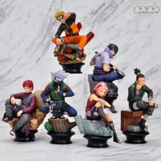 Set 6 Mô Hình Nhân Vật Trong Naruto 9cm
