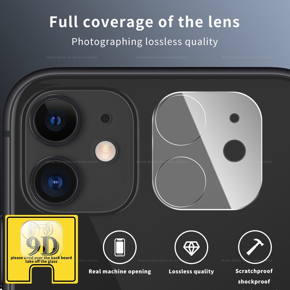 Kính Cường Lực 9D Bảo Vệ Camera Sau Cho iPhone 14 13 11 Pro Max Plus