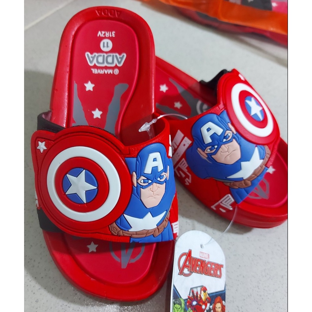 Dép Thái Lan Siêu Nhân Spiderman Nhện Adda 31R2V