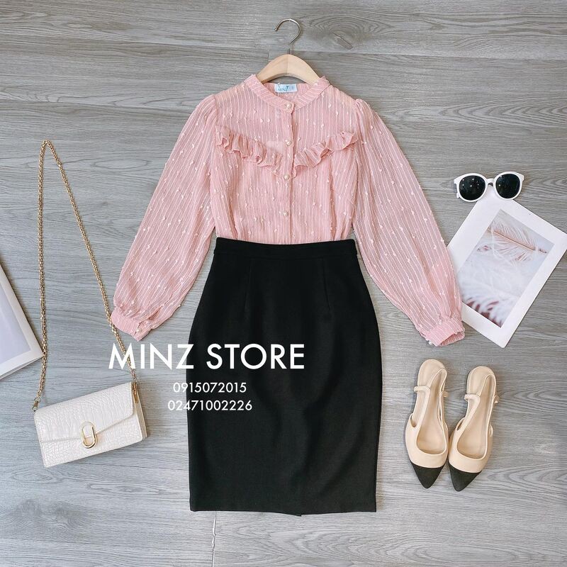 Chân váy bút chì xẻ sau Minz | BigBuy360 - bigbuy360.vn