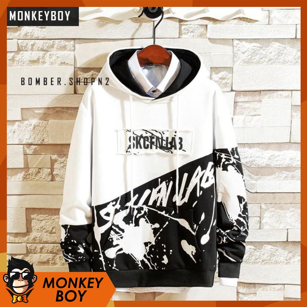 Áo Hoodie phối classic HD01 [Monkeyboy] | BigBuy360 - bigbuy360.vn