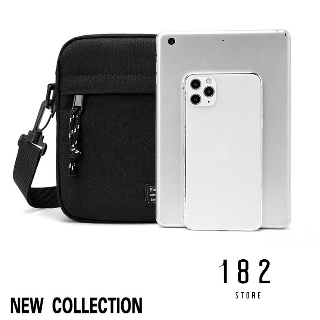 Túi Đeo Chéo Nam Nữ Unisex Messenger Mini Phong Cách Hàn Quốc Thời Trang Đeo Vai K12 Freeship - The Black Box | BigBuy360 - bigbuy360.vn