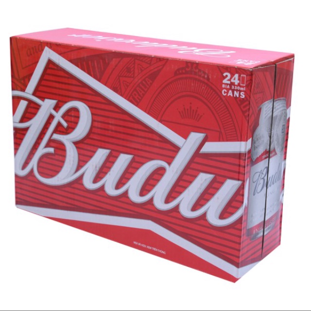 [SALE] Bia Budweiser Thùng 24 Lon 330Ml