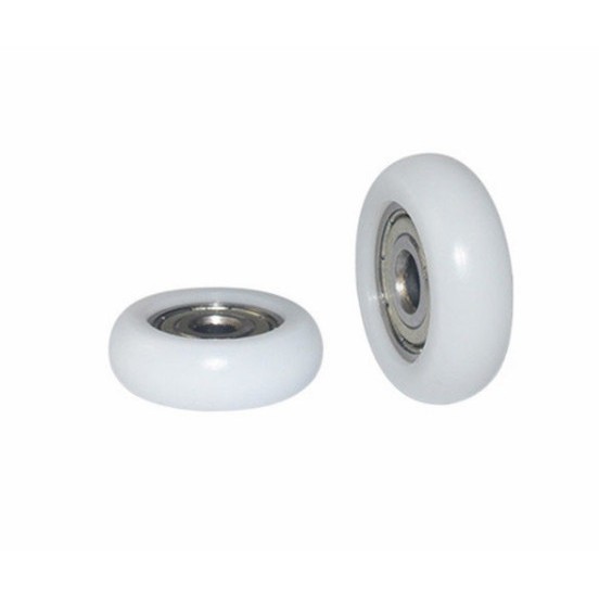 Bánh xe ròng rọc nhựa trắng