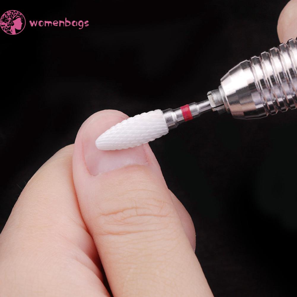 Mũi Khoan Sứ Đánh Bóng Móng Tay Chuyên Dụng<br>