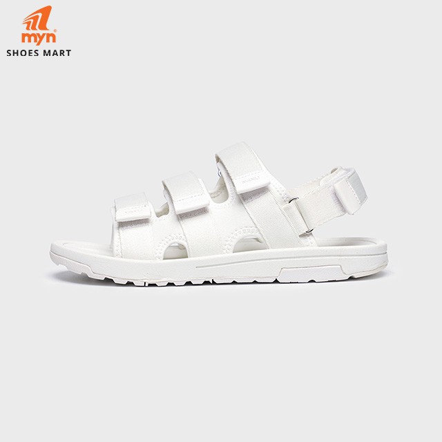 [Mã FASHIONMALLT4 giảm 15% tối đa 30K đơn 150k] Giày Sandal Nữ Nanu 05 ALL WHITE 3 quai Ulzzang