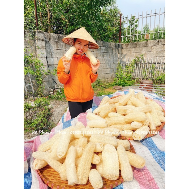 XƠ MƯỚP TỰ NHIÊN | Bông Tắm Tẩy Tế Bào Chết | Rửa Chén Bát | Vũ Phương Thảo Mom Shin | Shop Mẹ Thảo | Ở Cữ Mẹ Shin Min