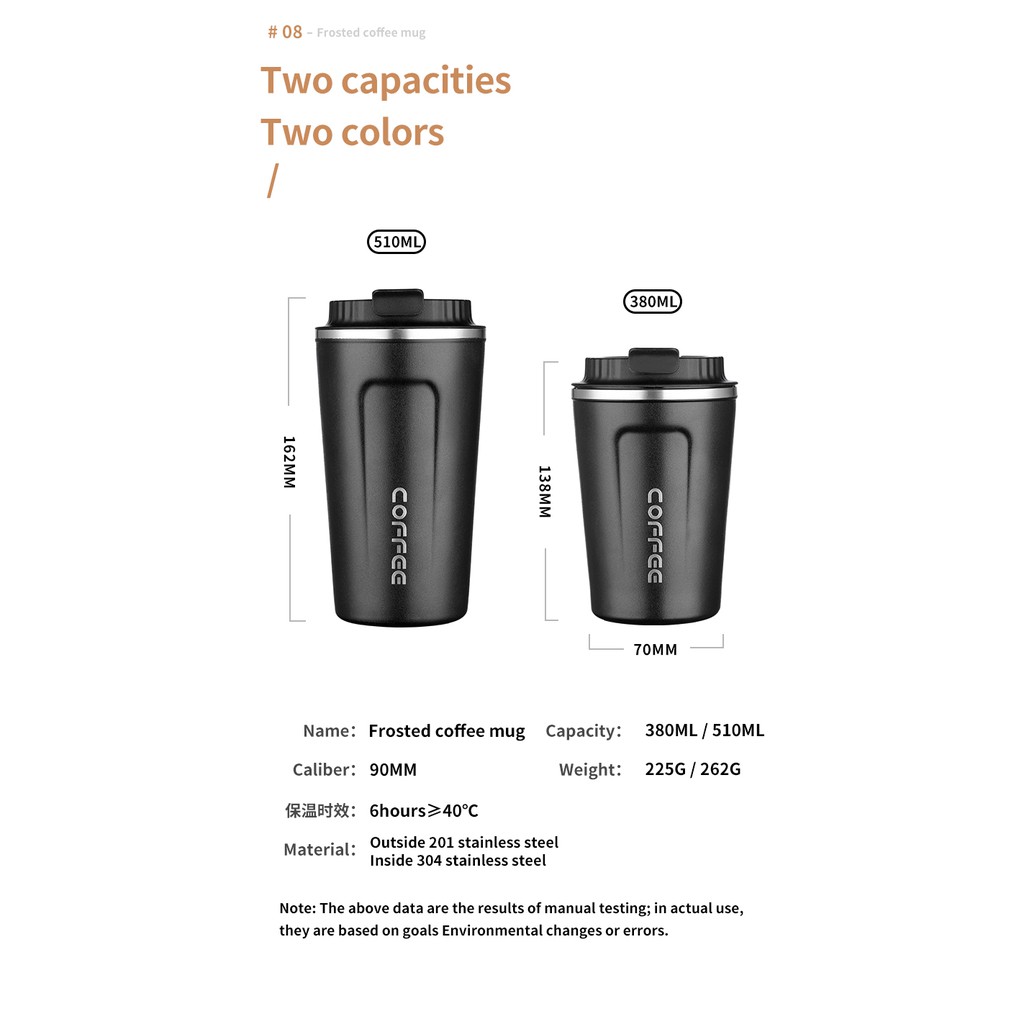 Ly giữ nhiệt ONEISALL tiện lợi 380ML/510ML | BigBuy360 - bigbuy360.vn