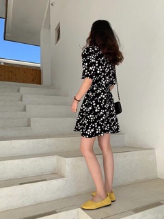 ĐẦM HOA CÚC TRẮNG ĐẮP CHÉO
