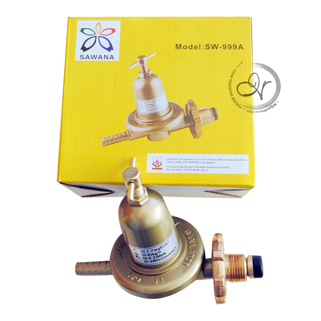 Van gas cao áp bếp gas khè 168C SAWANA SW-999A chính hãng