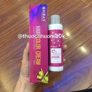 Thuốc nhuộm tóc màu NÂU VÀNG ( tặng kèm oxy trợ nhuộm + găng tay )