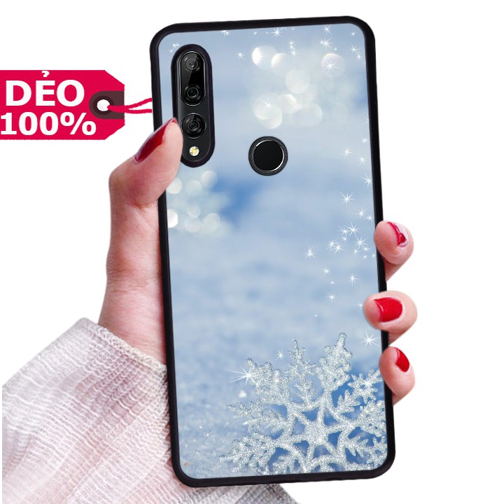 ỐP LƯNG DẺO HUAWEI Y9 PRIME 2019 HÌNH NỀN HOA TUYẾT MÙA ĐÔNG LẠNH GIÁ