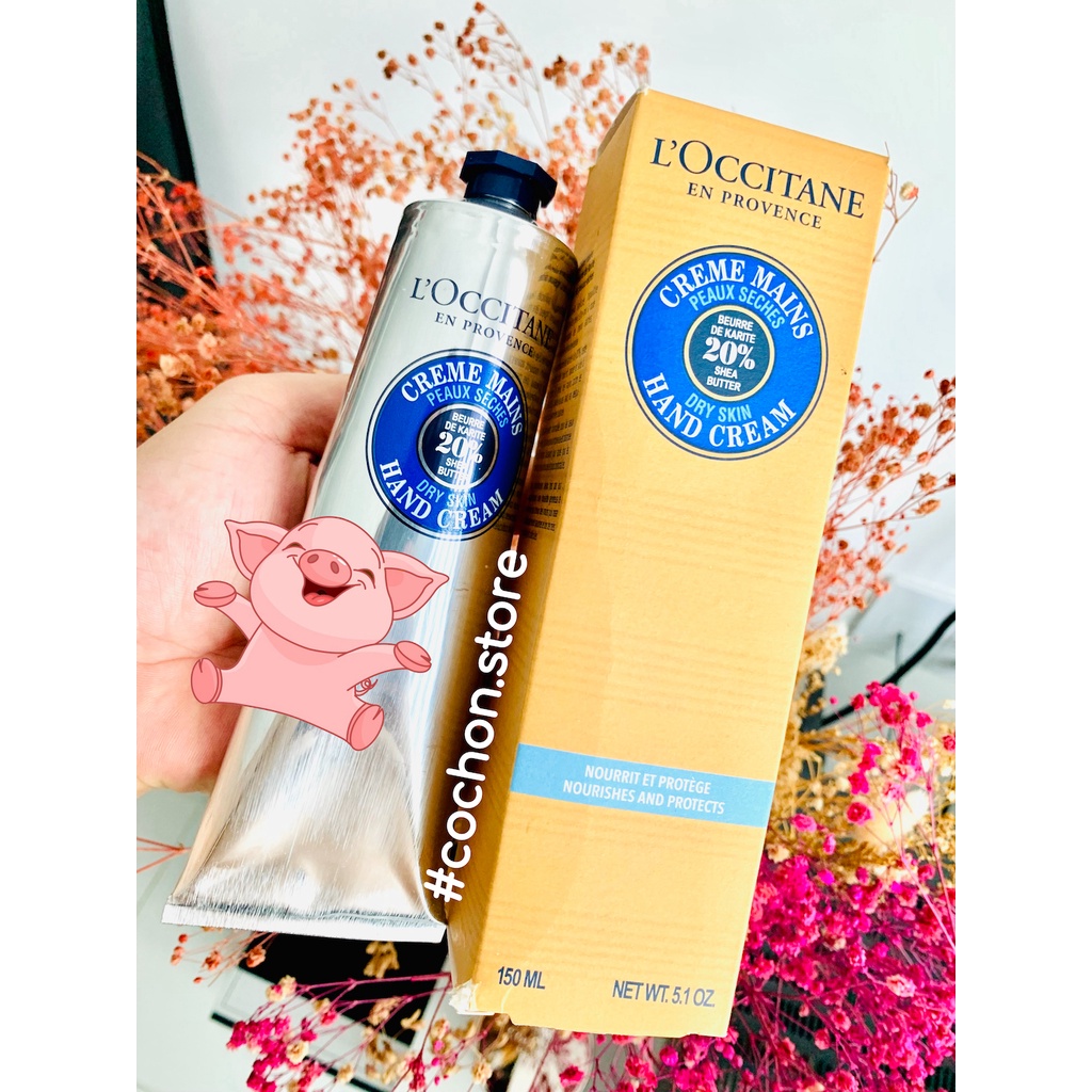 [THANH LÝ] Kem Dưỡng Da Tay, Chân L'OCCITANE 15% - 20% - 25% SHEA BUTTER 150ml [MÓP DO VẬN CHUYỂN]