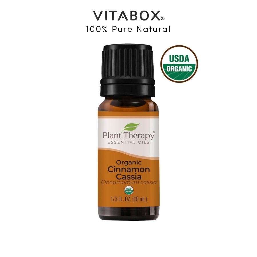 Plant Therapy - Tinh Dầu Hữu Cơ Vỏ Quế (Cinnamon Cassia) - USDA Organic - 10ml