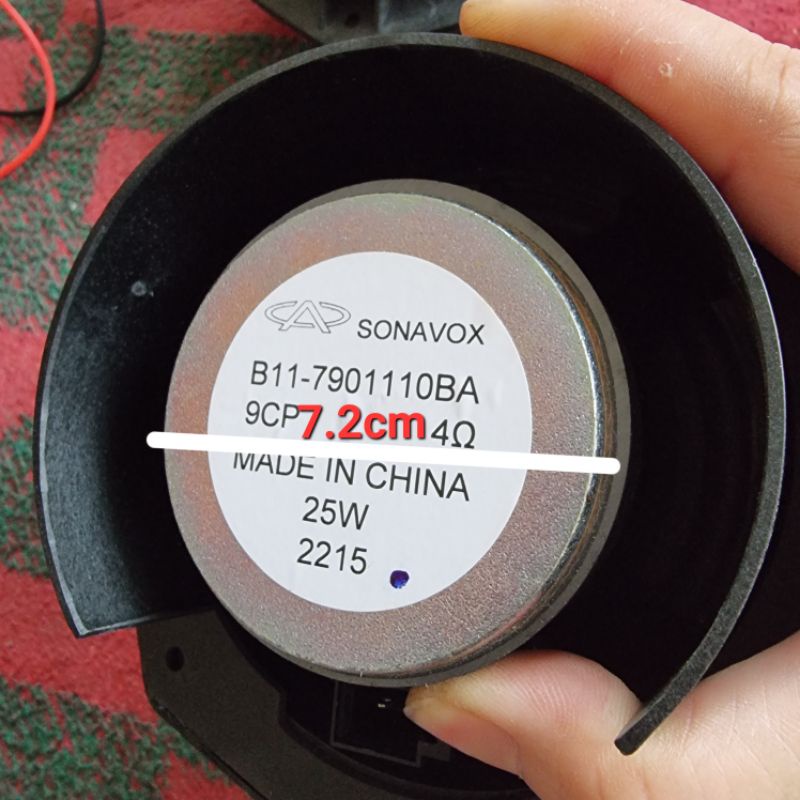 Loa toàn dải mid bass 4 ohm 25W Loa ô tô 5 inch SONAVOX