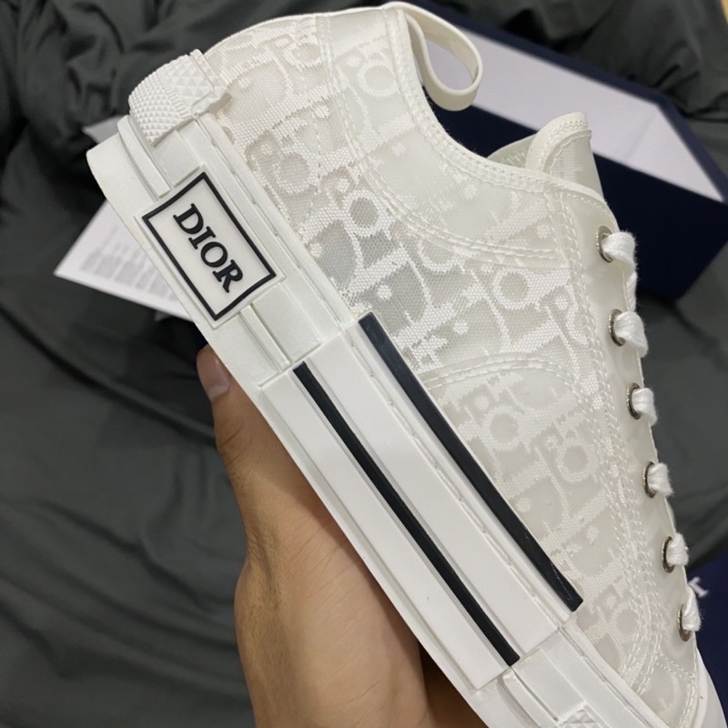 GIÀY DIO B23 SNEAKER LOW ALL WHITE LAI AU