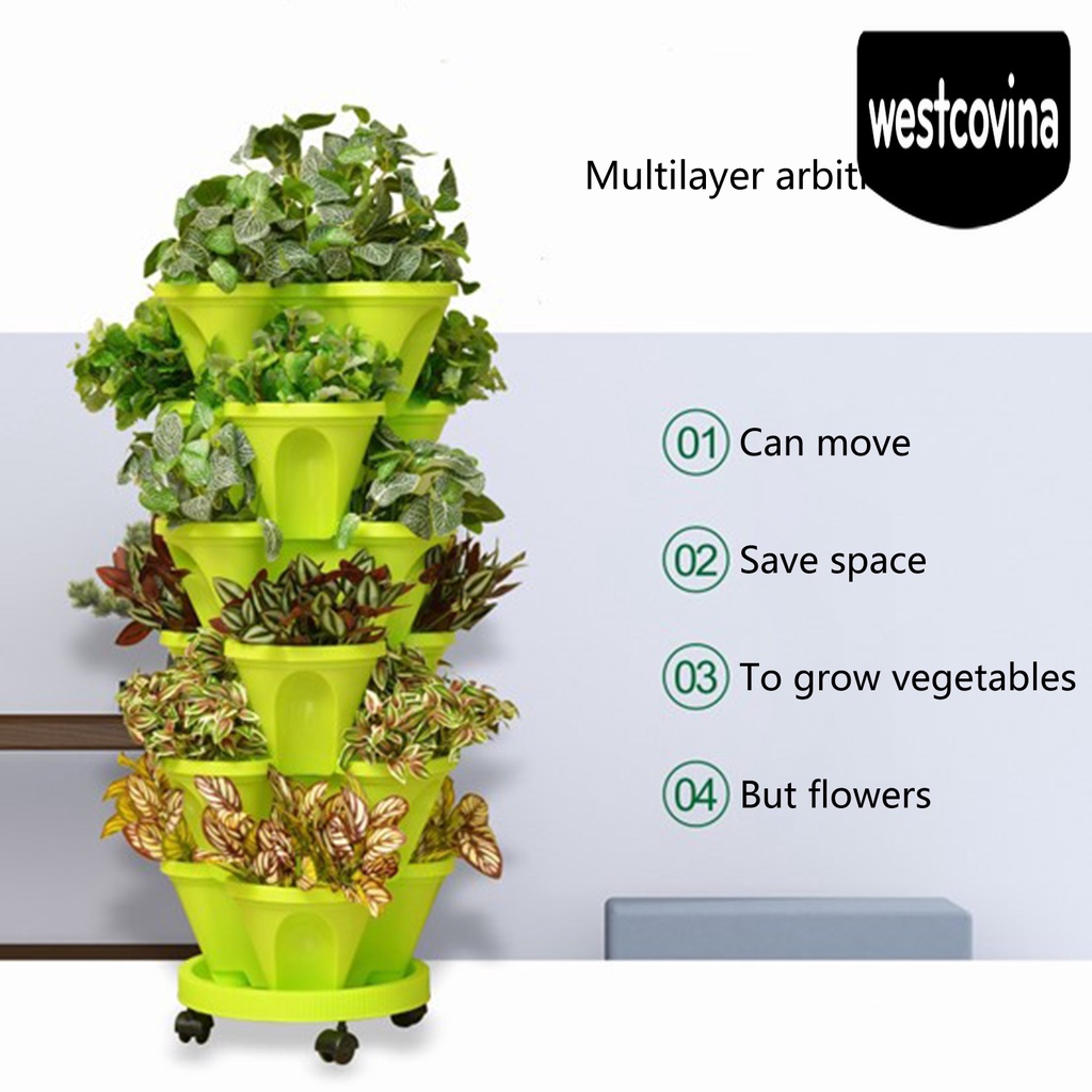 [Hot]☀ Chậu Trồng Cây Thẳng Đứng Chắc Chắn