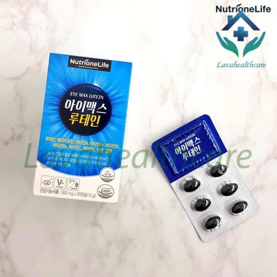 Bổ Mắt Hàn Quốc Eyemax Lutein Hộp 30 Viên ( NK Chính Hãng)- Giúp Đôi Mắt Khoẻ Mạnh