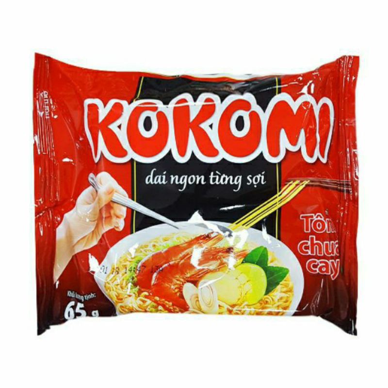 4 gói mì tôm chua cay kokomi 65g