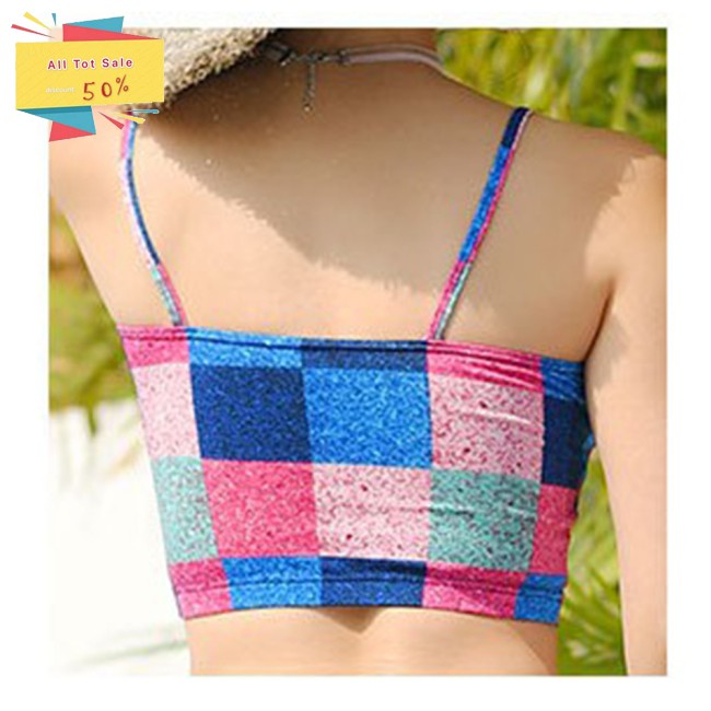 Set Đồ Tắm 2 Mảnh Họa Tiết Ca Rô Quyến Rũ Dành Cho Nữ | BigBuy360 - bigbuy360.vn