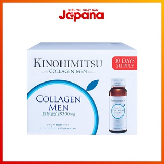 Nước uống hỗ trợ làm đẹp da Kinohimitsu Collagen Men (Hộp 16 chai x 50 ml)
