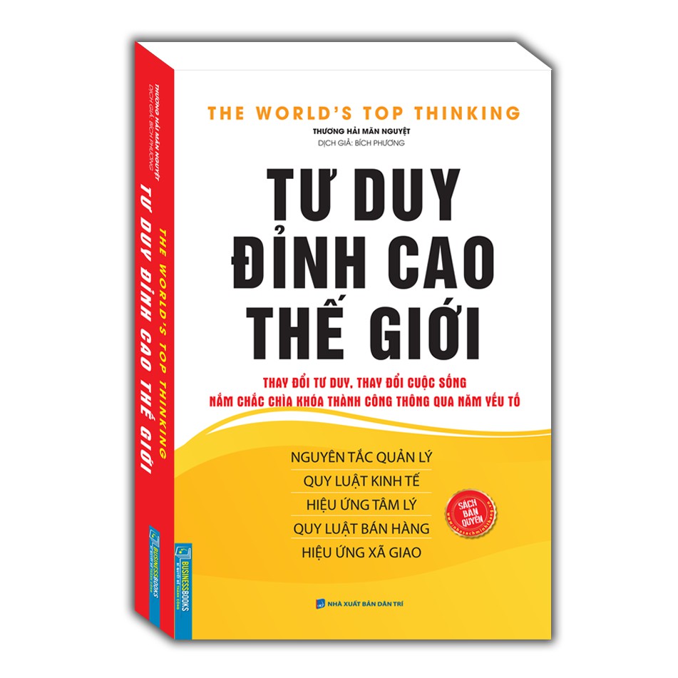 Sách - Tư duy đỉnh cao thế giới (sách bản quyền)