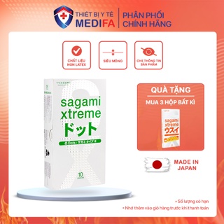 Bao cao su gai Sagami Xtreme White đem đến sự đổi mới trong việc yêu, Hộp 10 bao