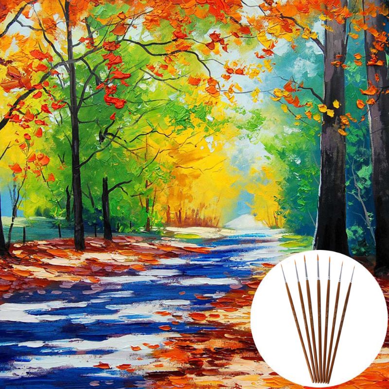 Set 7 Cọ Vẽ Tranh Chuyên Nghiệp