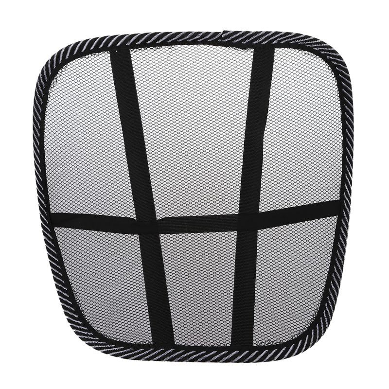 Mesh Lumbar Back Brace Support Chair Cushion Seat Waist Pillow