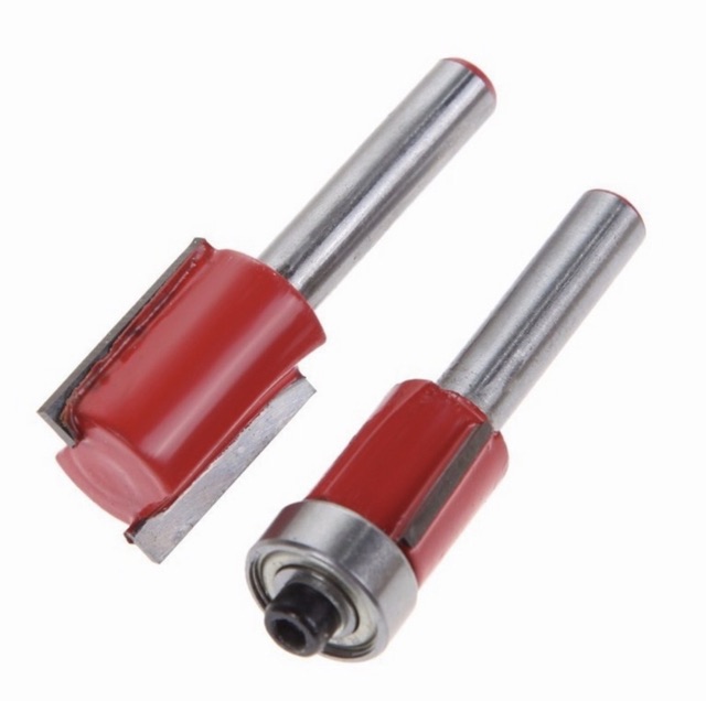Bộ Mũi Phay Gỗ, Soi Gỗ 12 Chi Tiết 6.35mm loại tốt