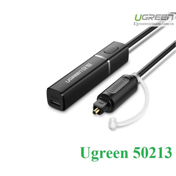 Thiết bị phát Bluetooth 4.2 hỗ trợ APTX cổng Optical chính hãng Ugreen 50213 cao cấp