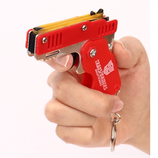 Móc khóa bắn thun kèm 6 mục tiêu (như hình)