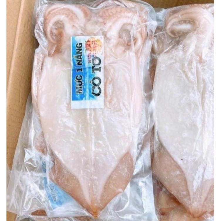 🦑Sỉ 1kg mực 1 nắng Cô Tô🦑Net 900g