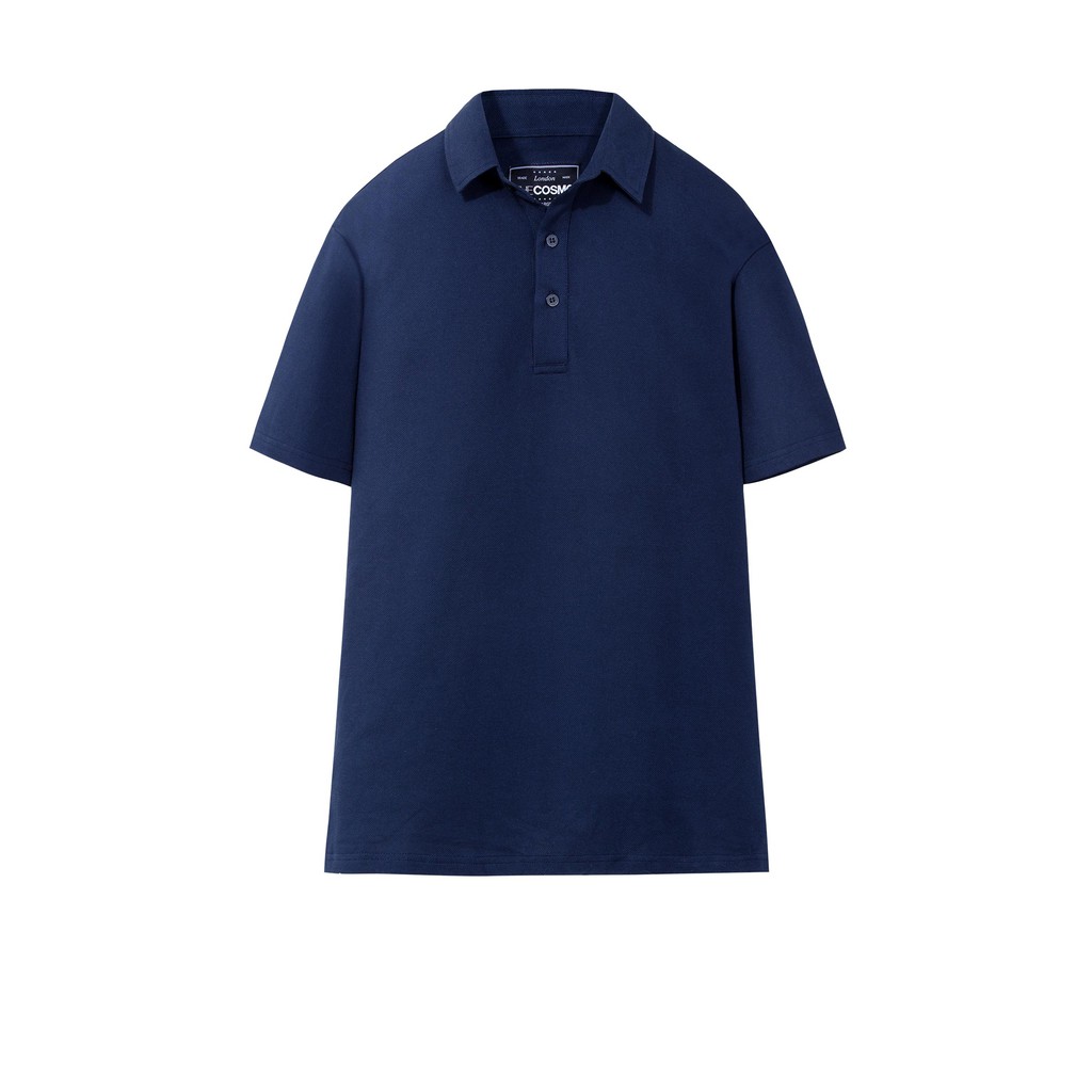 [Mã FAGREEN55 giảm tới 30K đơn 99K] Áo Thun Nam The Cosmo RAFAEL POLO SHIRT Màu Xanh Navy TC1021074R1NA