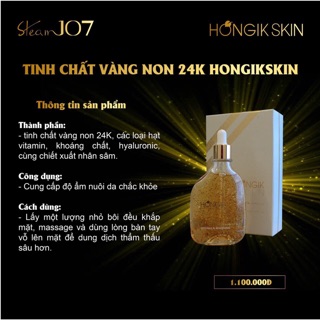 Tinh chất vàng non 24k nhập khẩu chính hãng Hàn Quốc
