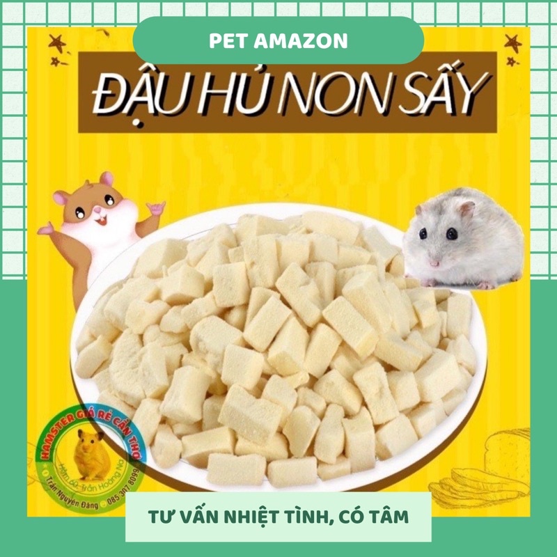 Đậu hủ sấy cho Hamster