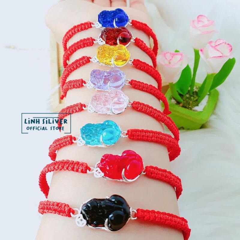 DÂY CHỈ ĐỎ TẾT NGHÊ BẠC TA ĐỦ MÀU PHONG THUỶ