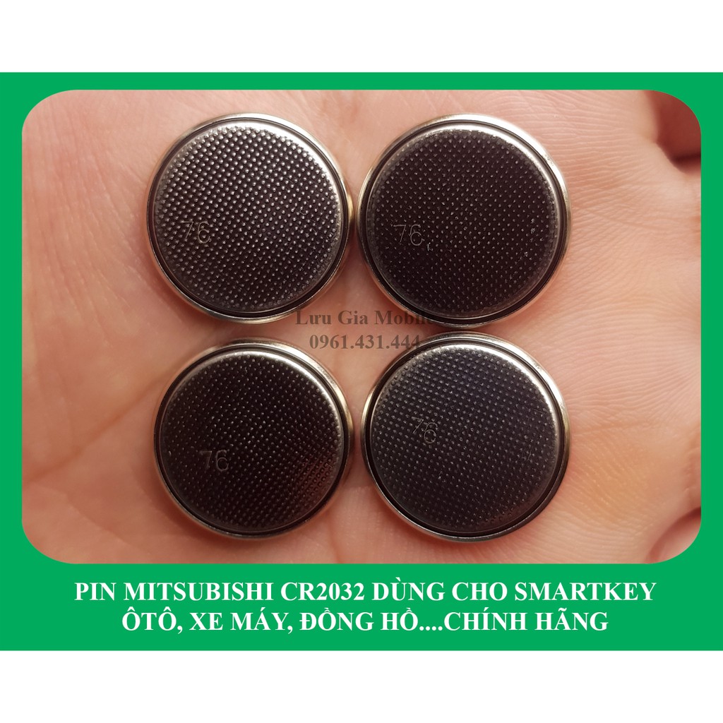 PIN MITSUBISHI CR2032 DÙNG CHO SMARTKEY Ô TÔ, XE MÁY, ĐỒNG HỒ CHÍNH HÃNG | Phát hiện fake đền 100 lần giá trị sản phẩm