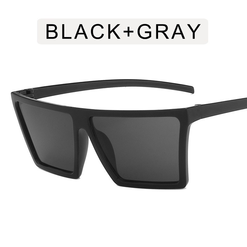 (KIQI-FASHION) COD Kính Mát Gọng Vuông Chống Tia Uv400 Thời Trang Dành Cho Nữ