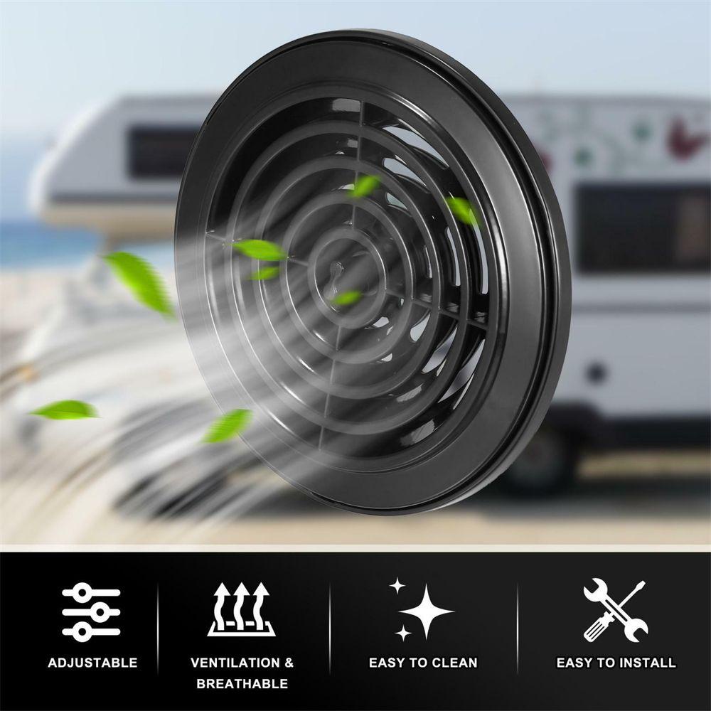 Vỏ Bọc Nút Điều Hòa Không Khí LAYOR1 A / C Có Khóa Tròn Cho Xe RV